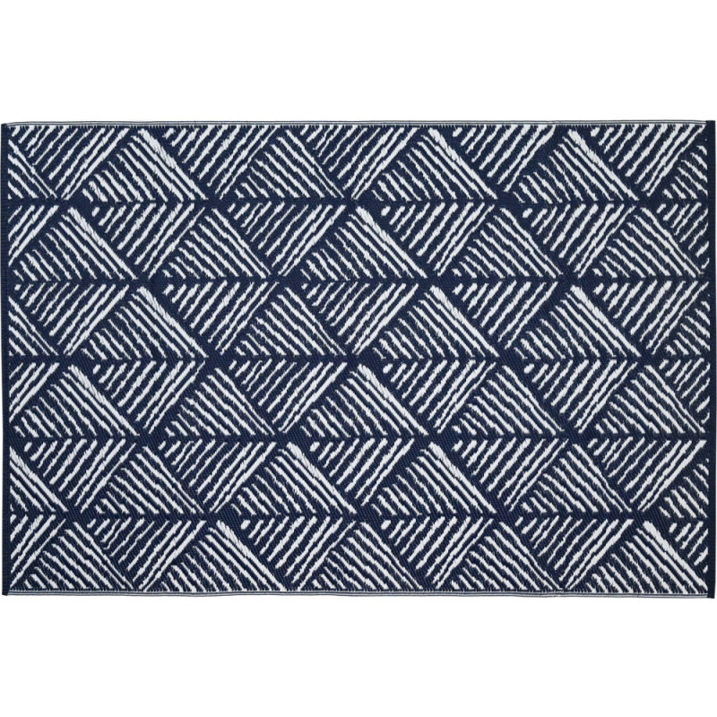 Tapis rectangulaire Jacquard LOUXOR réversible 90x