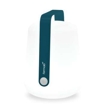 Lampe nomade Balad en plastique bleu acapulco - H.
