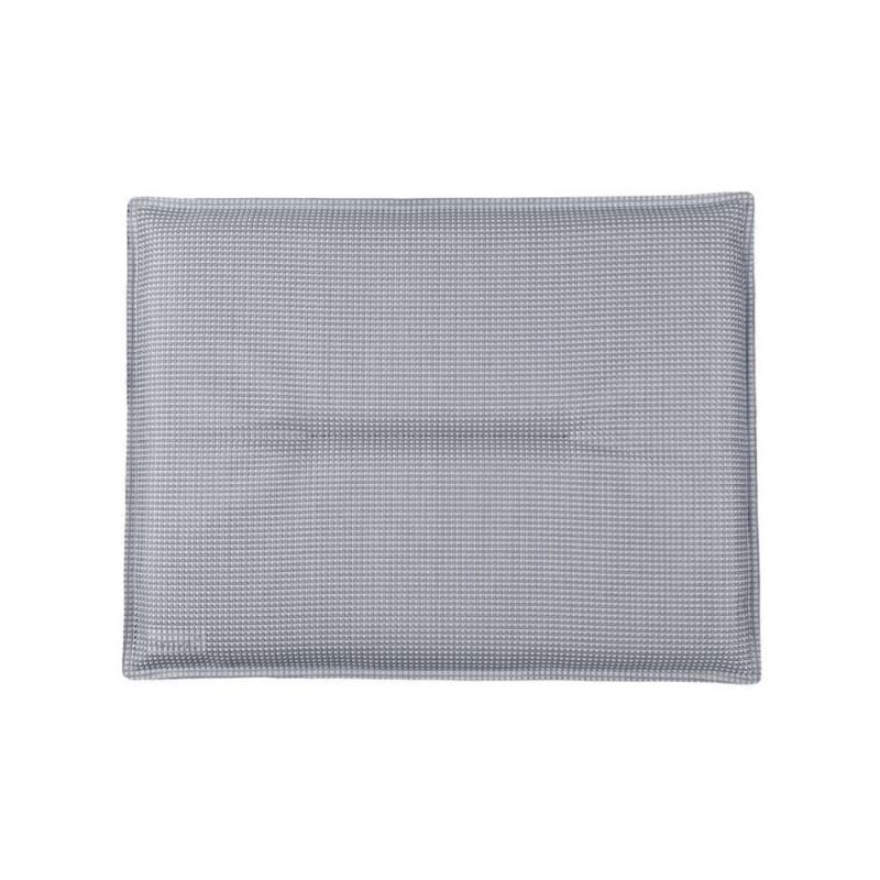 Coussin outdoor : gris, étanche, L.38xl.28cm