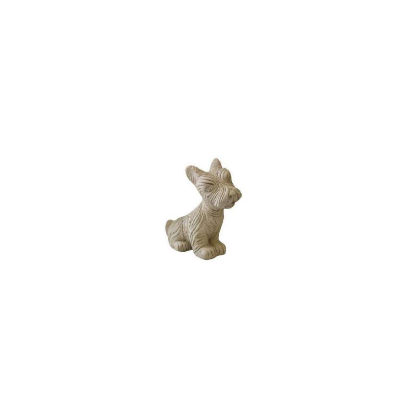 Statue de jardin Chien - H. 25cm