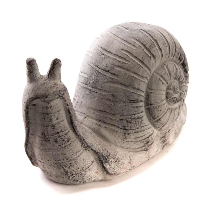 Statue escargot en pierre - L. 26xl. 11xH. 13cm