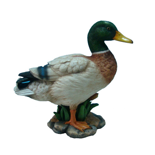Canard en polyrésine - L. 34xl. 19xH. 34cm