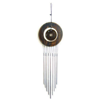 Carillon Soleil en bois et aluminium - D. 12,5xH.