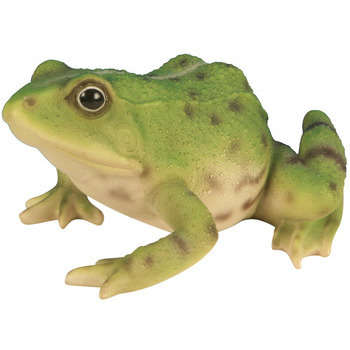 Grenouille verte en résine - 15x12x7,4 cm