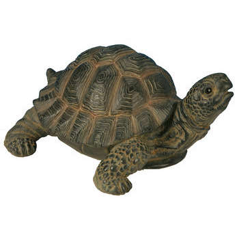 Tortue en résine marron - 23,5x17,7x11,2 cm