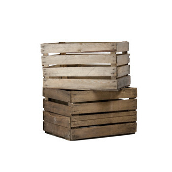 Caisse de fruits, en bois L. 50 x 41 x H. 30 cm