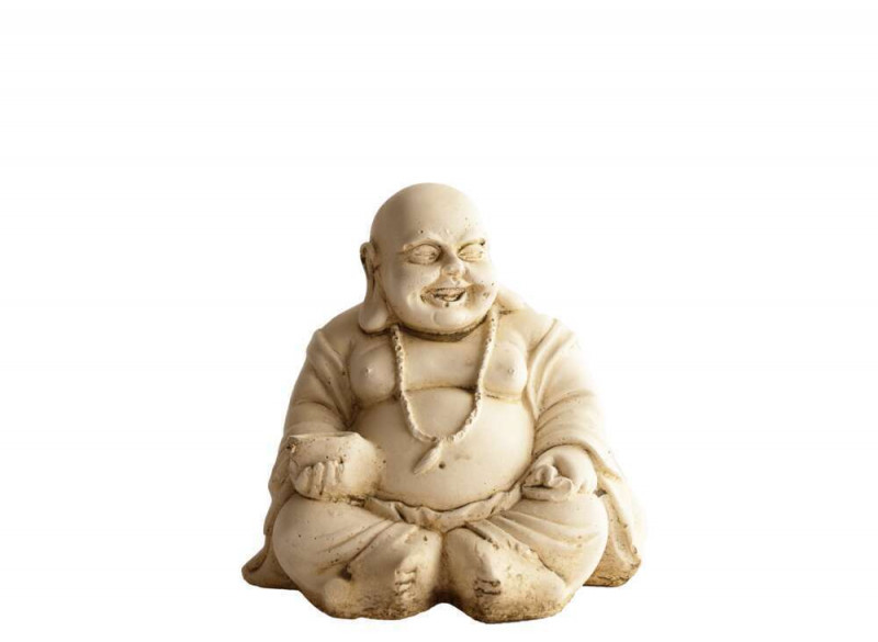 Statue mini bouddha et coupe en pierre reconstitué