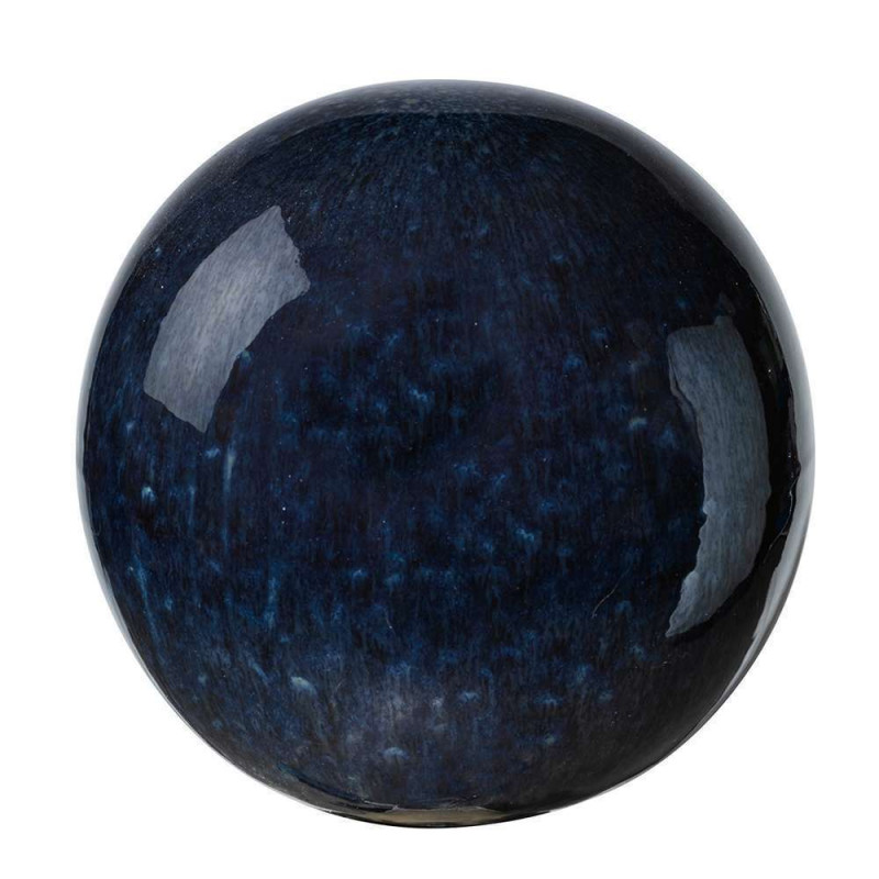 Sphère décorative Cosmos en terre cuite émaillée n