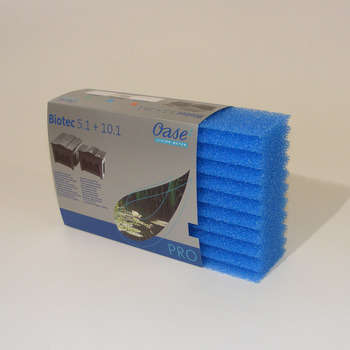 Mousses filtration bleues Biosmart 24/36000