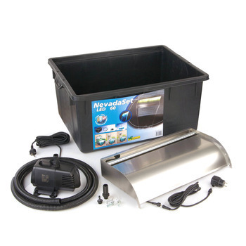 Kit cascade Inox Nevada pour bassin et piscine : 1