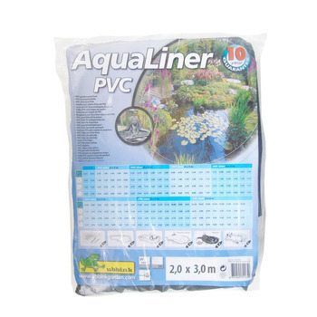 Bâche de bassin Aqualiner PVC 0,5 mm : 2x3m 6m2