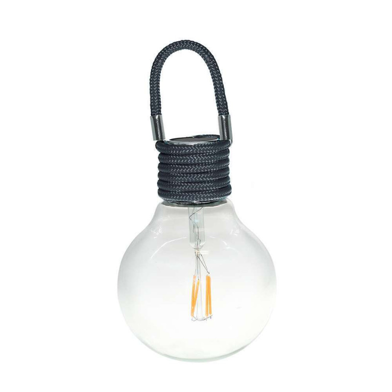 Ampoule solaire à LED Swing en verre avec cordon a