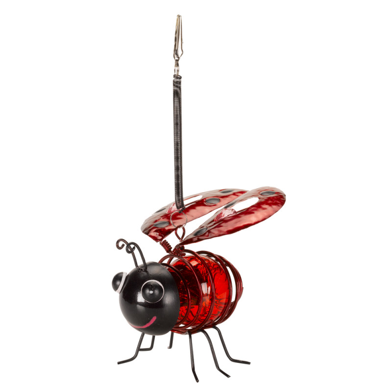 Coccinelle solaire suspendue