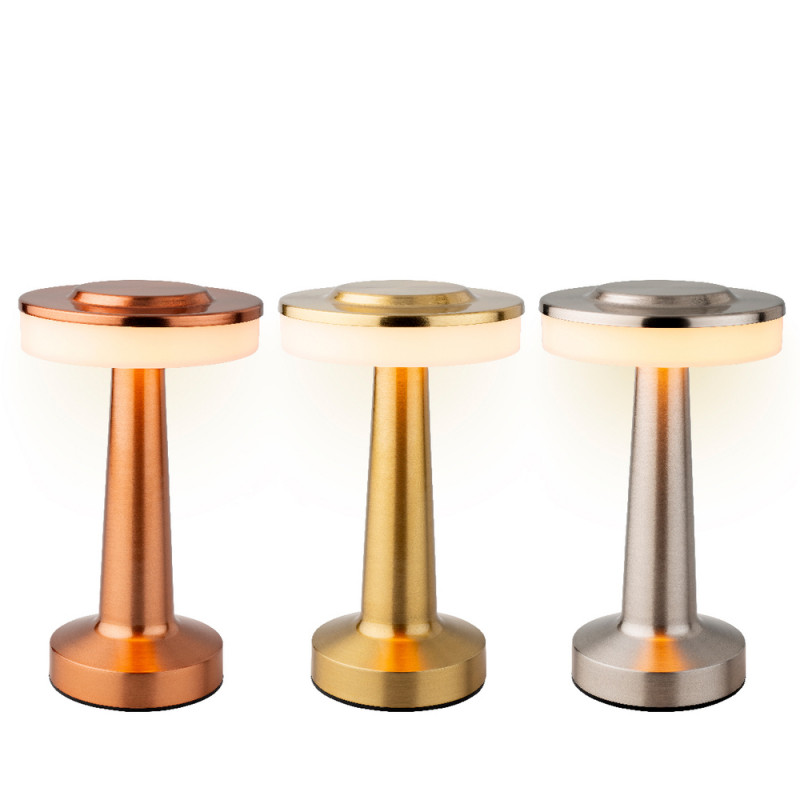 Lampe LED rechargeable à poser, plusieurs coloris