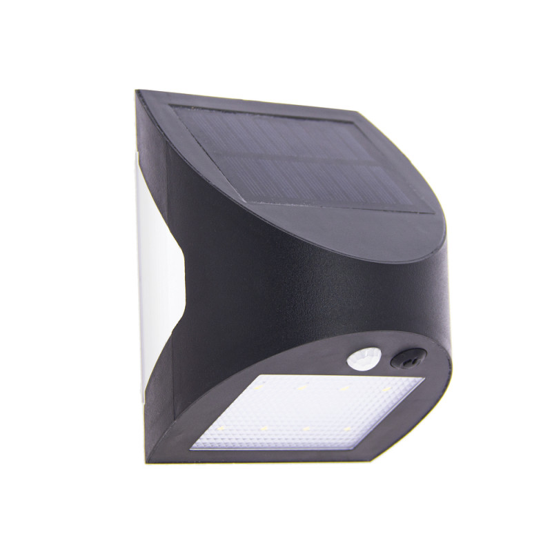 Applique murale hybride Solaire / USB, 350 Lumens,