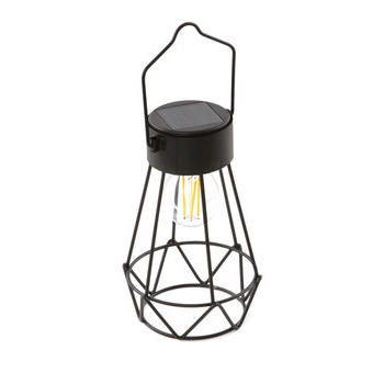 Ampoule solaire à LED Britt avec grillage - H. 17