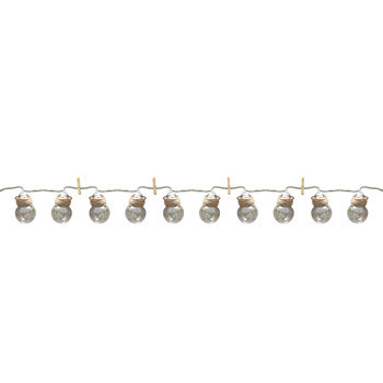 Guirlande 10 ampoules LED Swing en plastique trans