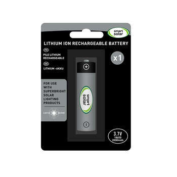 Pile au lithium 3. 7V 2000mAh 18650, rechargeable
