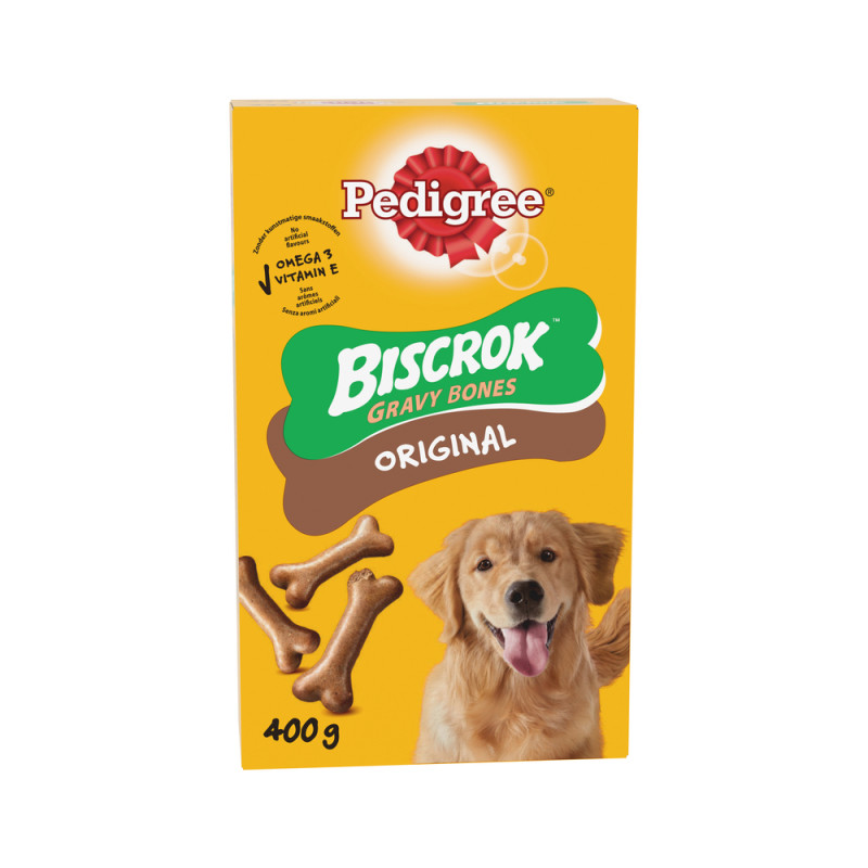 Friandises Biscrock Gravy Bones buf pour chien 40