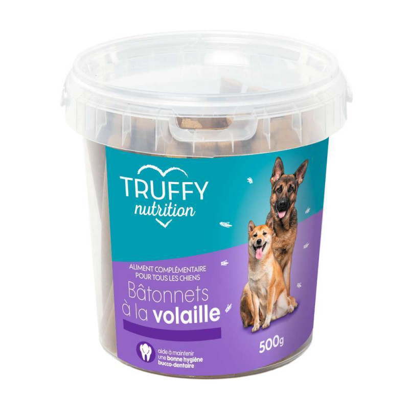 Bâtonnets à la volaille pour chien 500g