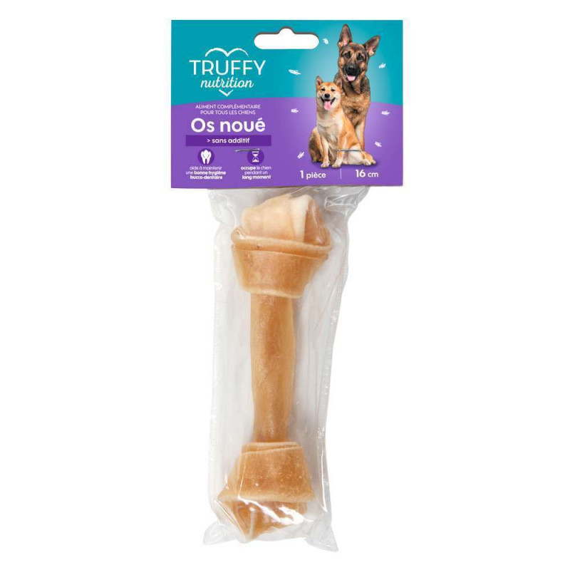 Os noué pour chien 16cm x1 pièce