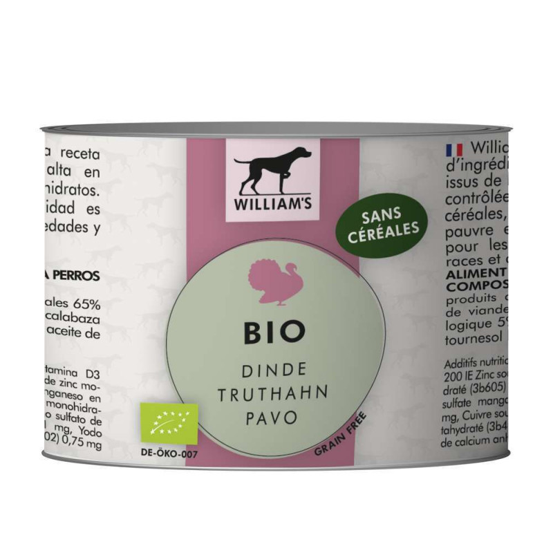 Terrine pour chien au buf aliment humide sans cér