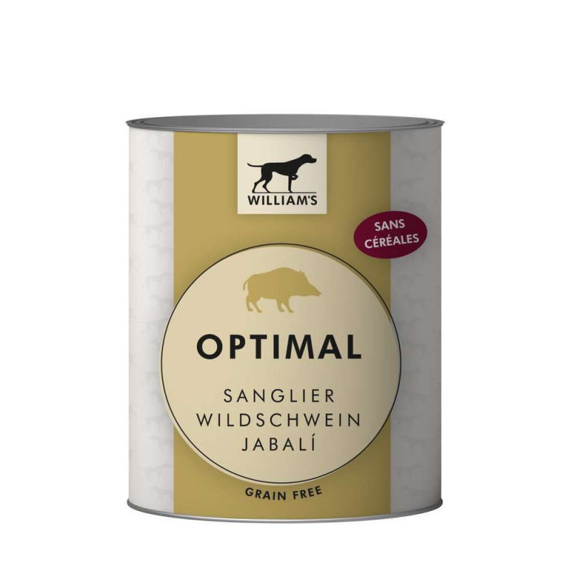 Pâtée Optimal au sanglier 800g