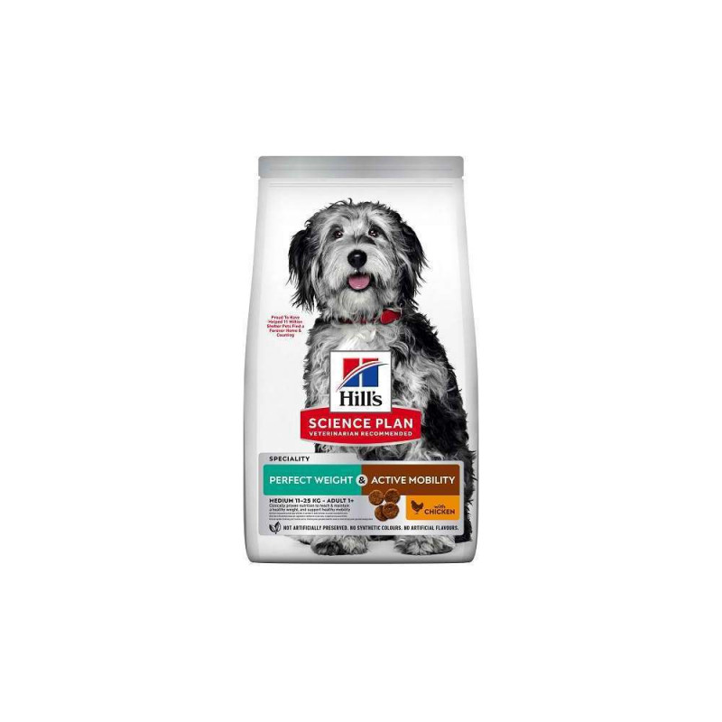 Croquettes chien Medium Perfect weight & Active mo