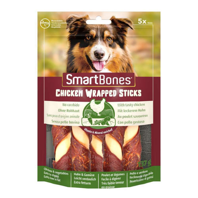 Chicken Wrapped Sticks - Bâtonnets à mâcher au pou