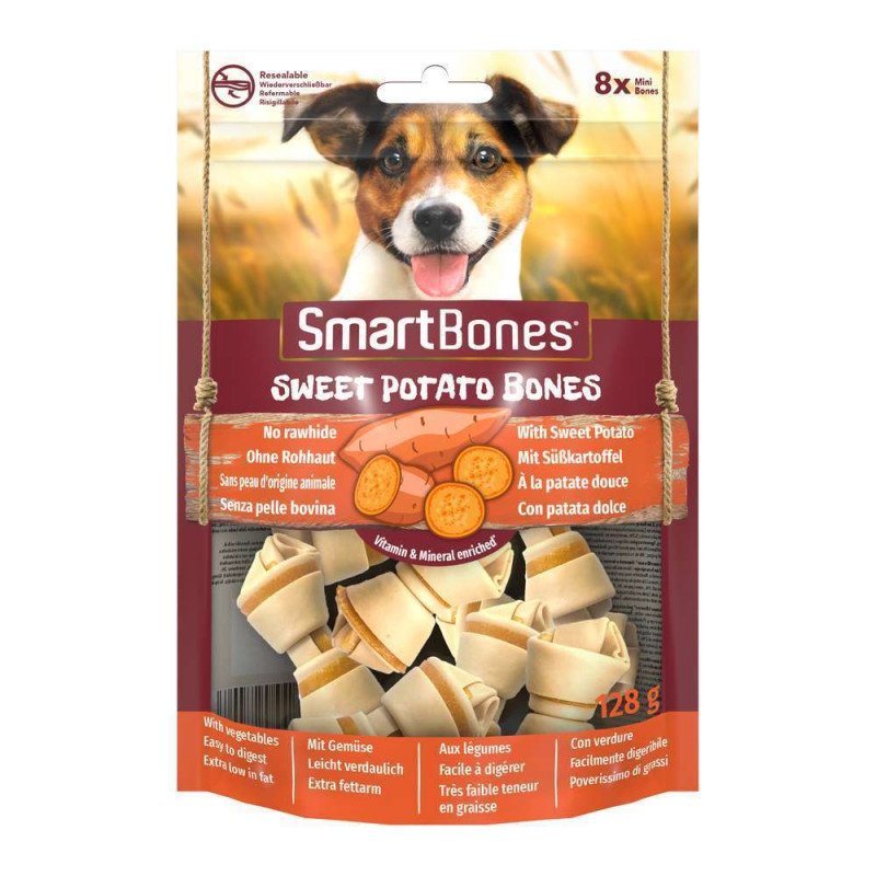 Sweet Potato Bones Mini - Os à mâcher à la patate