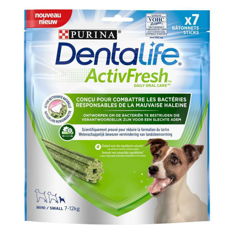 Bâtonnets Dentalife ActivFresh Mini : x7