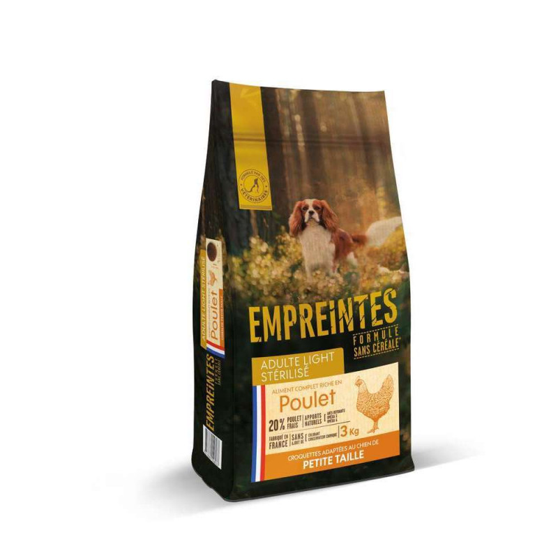 Croquettes pour chien de petite taille poulet sans