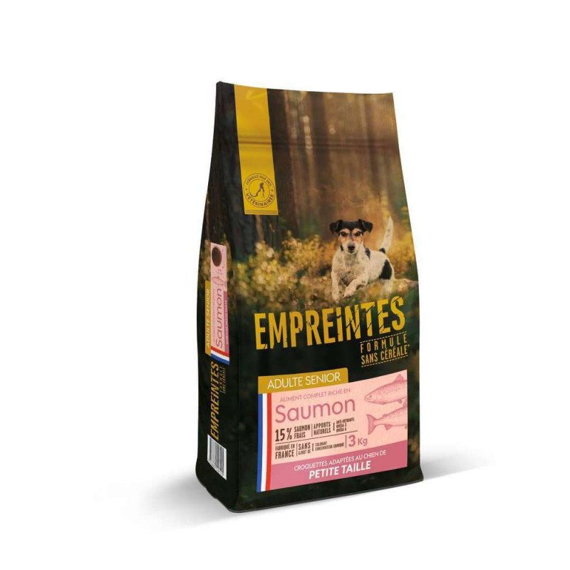 Croquettes Chien senior Petite taille au saumon sa