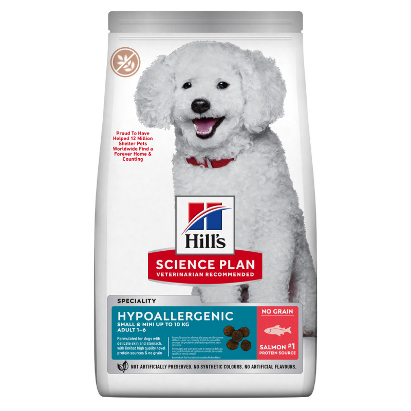Croquettes chien adulte Hypoallergenic small & min
