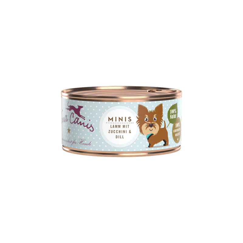 Pâtée pour petit chien ''Minis'' Agneau avec courg