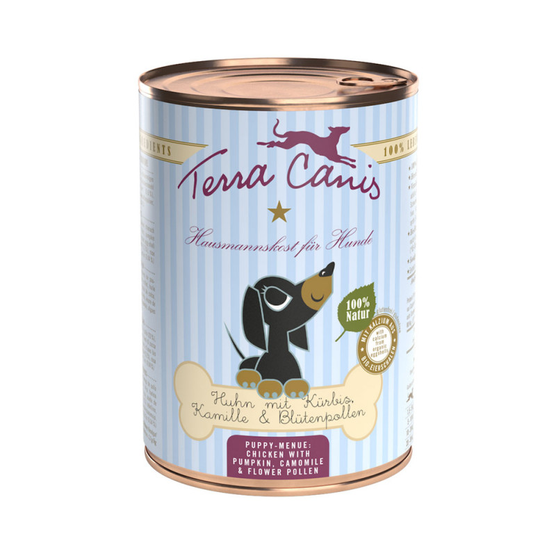 Pâtée pour chiot poulet 400g