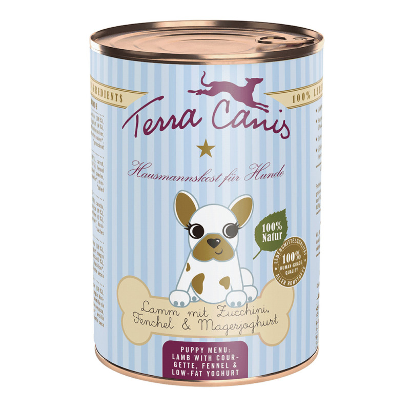 Pâtée pour chiot agneau 400g