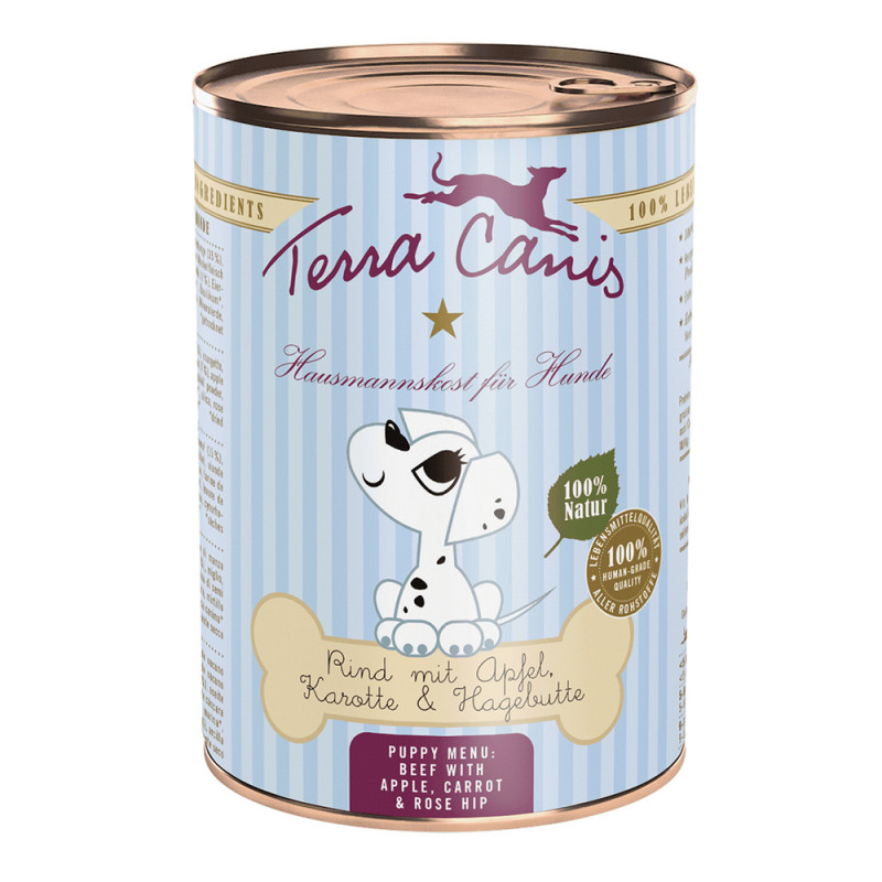 Pâtée pour chiot boeuf 400g