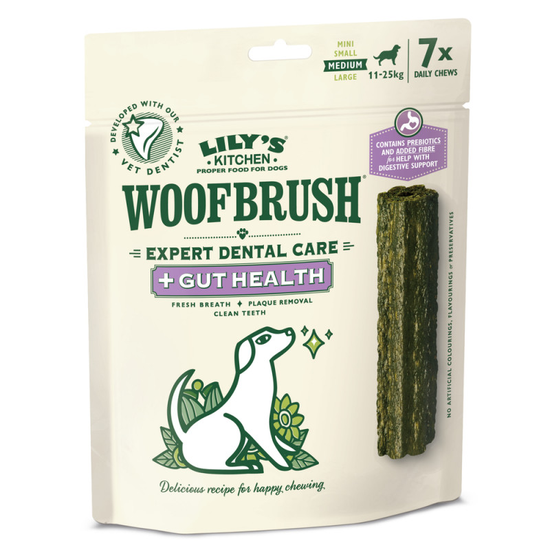 Bâtons dentaires Woofbrush en Multipack pour chien