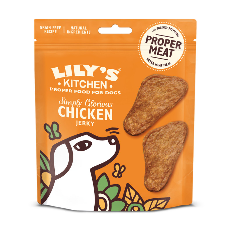 Friandises à la viande séchée de poulet pour chien