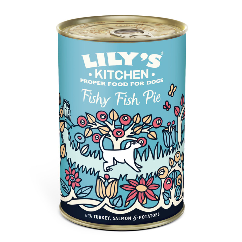 Pâtée Fishy Fish Pie à la dinde et au saumon pour
