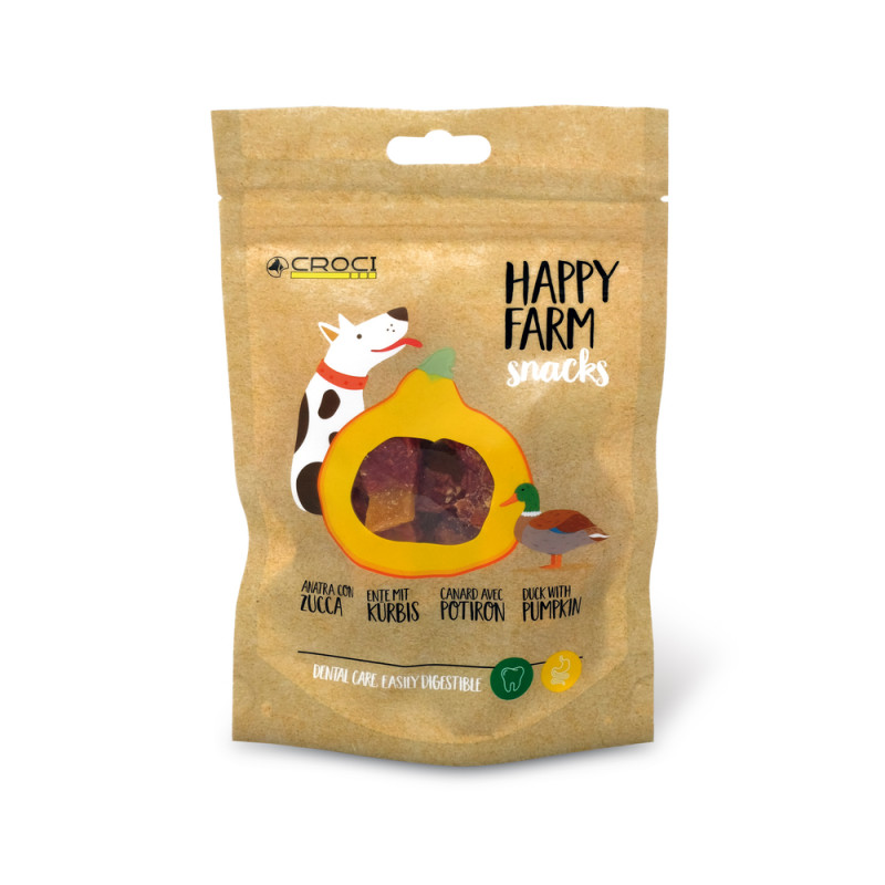 Friandises Happy Farm pour chien - citrouille et c