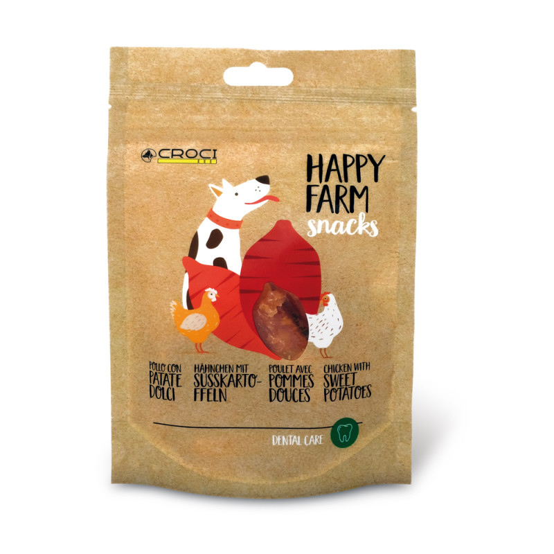 Friandises Happy Farm pour chien - patate douce et