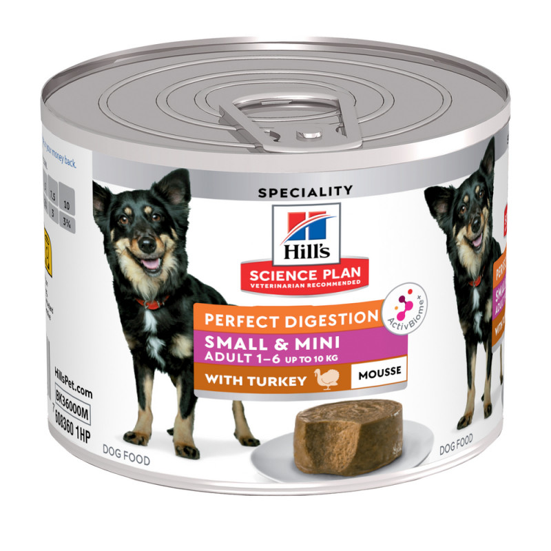 Mousse pour chien 1 à 6 ans taille Small et Mini -