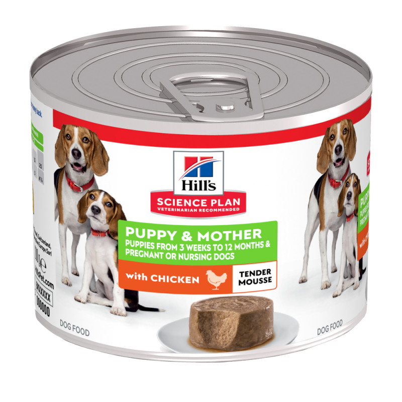 Mousse pour chienne allaitant et chiot au poulet 2