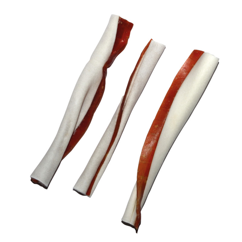 Friandise pour chien, denta Twister au canard, 15c