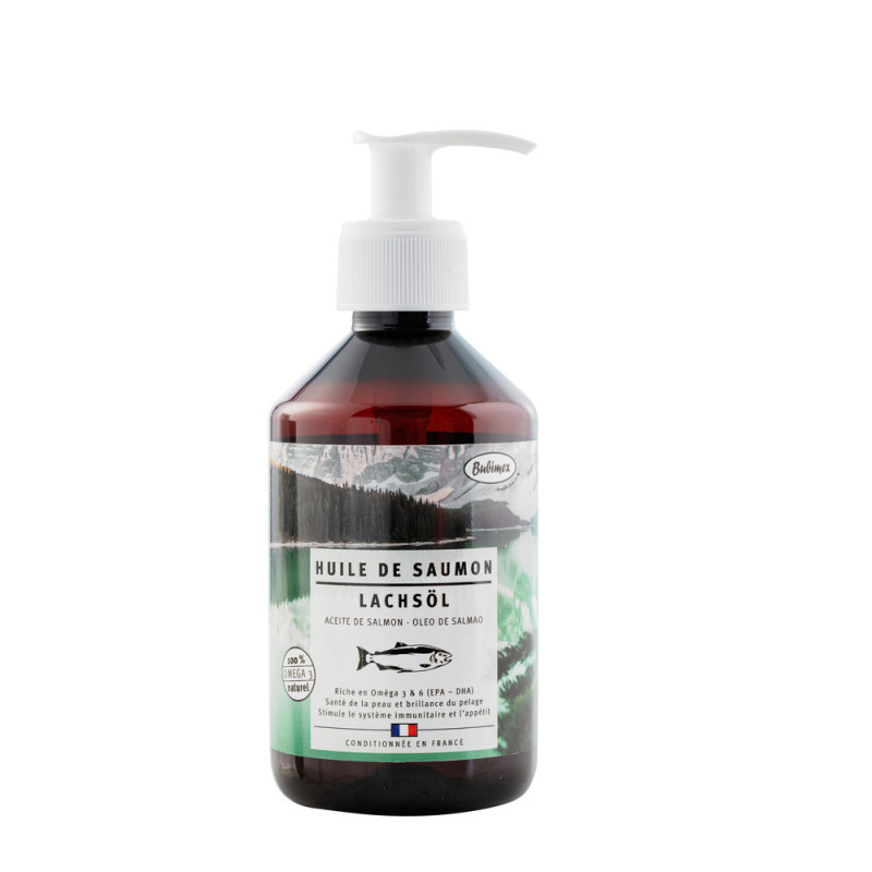 Huile de saumon pour chien et chat - 250ml