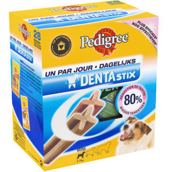 Os à mâcher Dentastix chiot et petit chien 28 stic