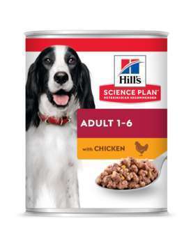 Boîte Science Plan au poulet pour chien - 370 g