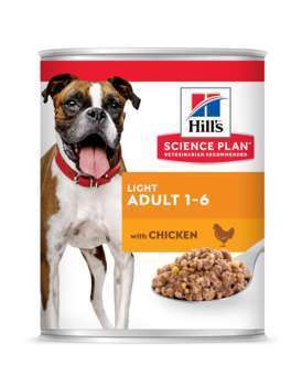 Boîte Science Plan light au poulet pour chien - 37